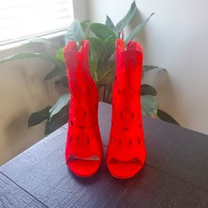Red Heeled Booties